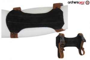 Bucktrail Armschutz Natural 18 cm Premium Leder