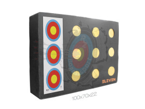 Eleven Plus Target 70 x 100 x 20cm + 12x 9.5cm