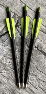 RZ-Archery Pistolenarmbrust Bolzen 3er Set Neon Gelb