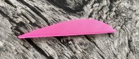 Speed Buckel Naturfeder 2,8" Pink